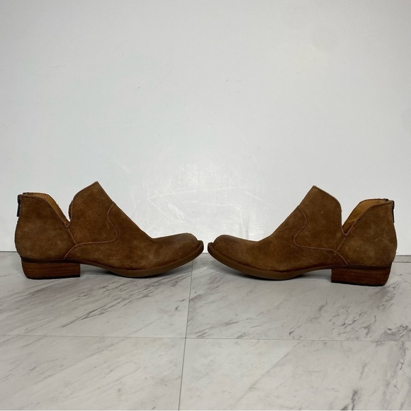 Born Beth Brown Distressed Suede Bootie 6 1/2 M - Picture 5 of 14